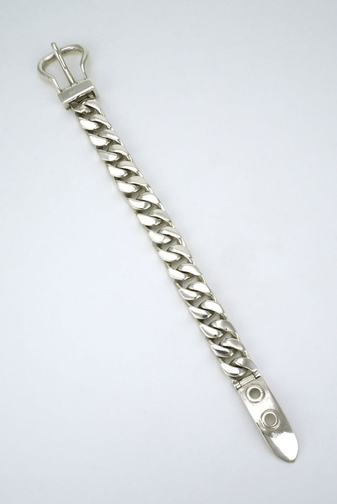 Gucci silver belt buckle bracelet - Antonio Fallaci 1960s