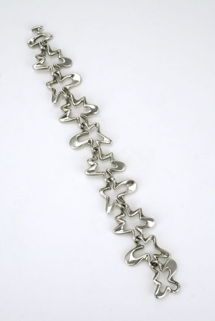 Georg Jensen silver splash bracelet - design 88B Henning Koppel