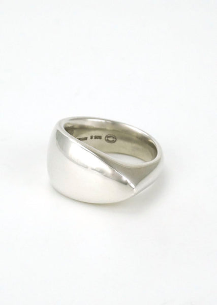 Georg Jensen Zephyr curved silver ring - design 500 Regitze Overgaard ...