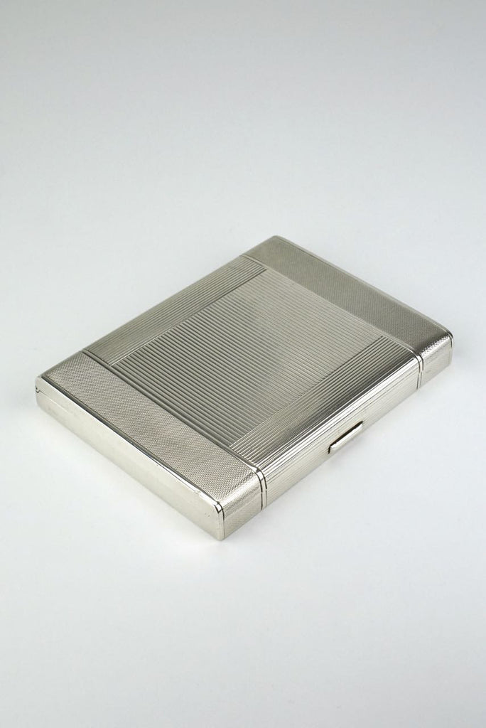 Sterling silver rectangular table box - Adie Brothers Birmingham 1949